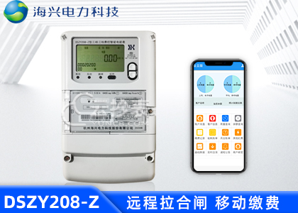 杭州海興DSZY208-Z載波預付費電能表