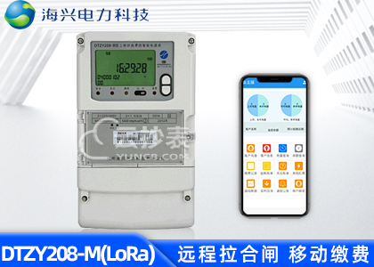 杭州海興DTZY208-M無線LoRa預付費電能表